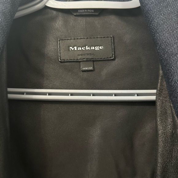 Mackage Lena Leather Trench - Picture 4 of 7